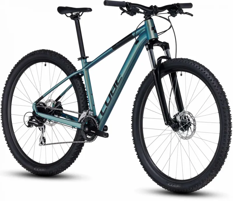 Cube Aim Pro Mountain Bike in Green/Black-5